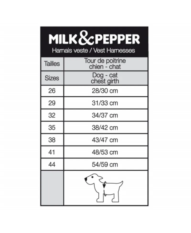 Milk&Pepper suņu krūšu siksna deck s41 - Produkta attēls 4