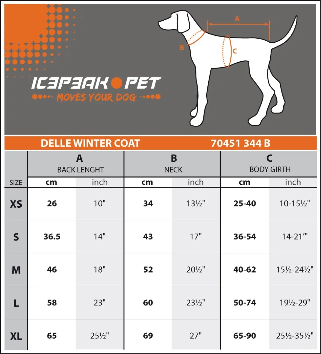 Icepeak Delle ziemas mētelis XS melns - Produkta attēls 4