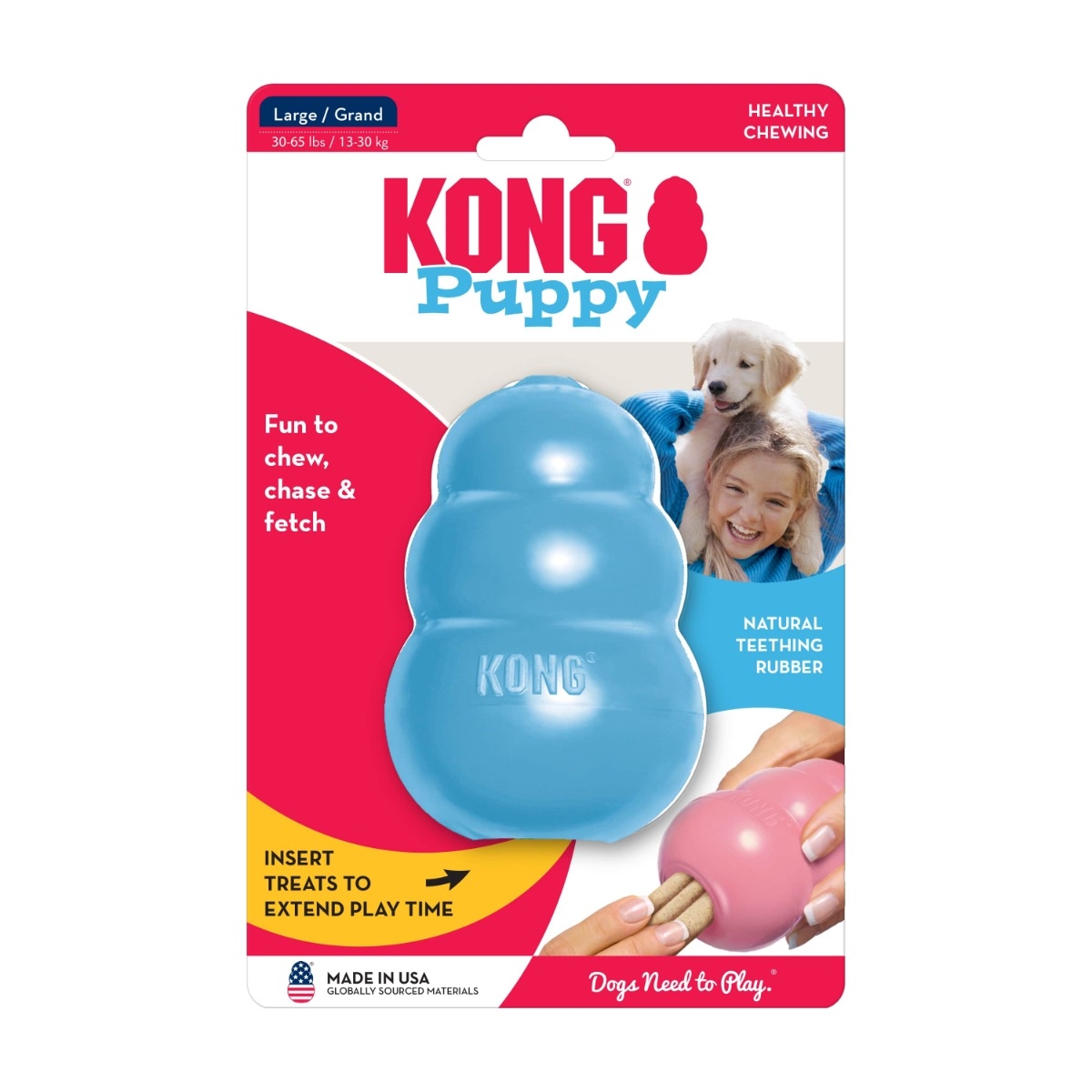 KONG Puppy rotaļlieta kucēniem, L - Produkta attēls 2