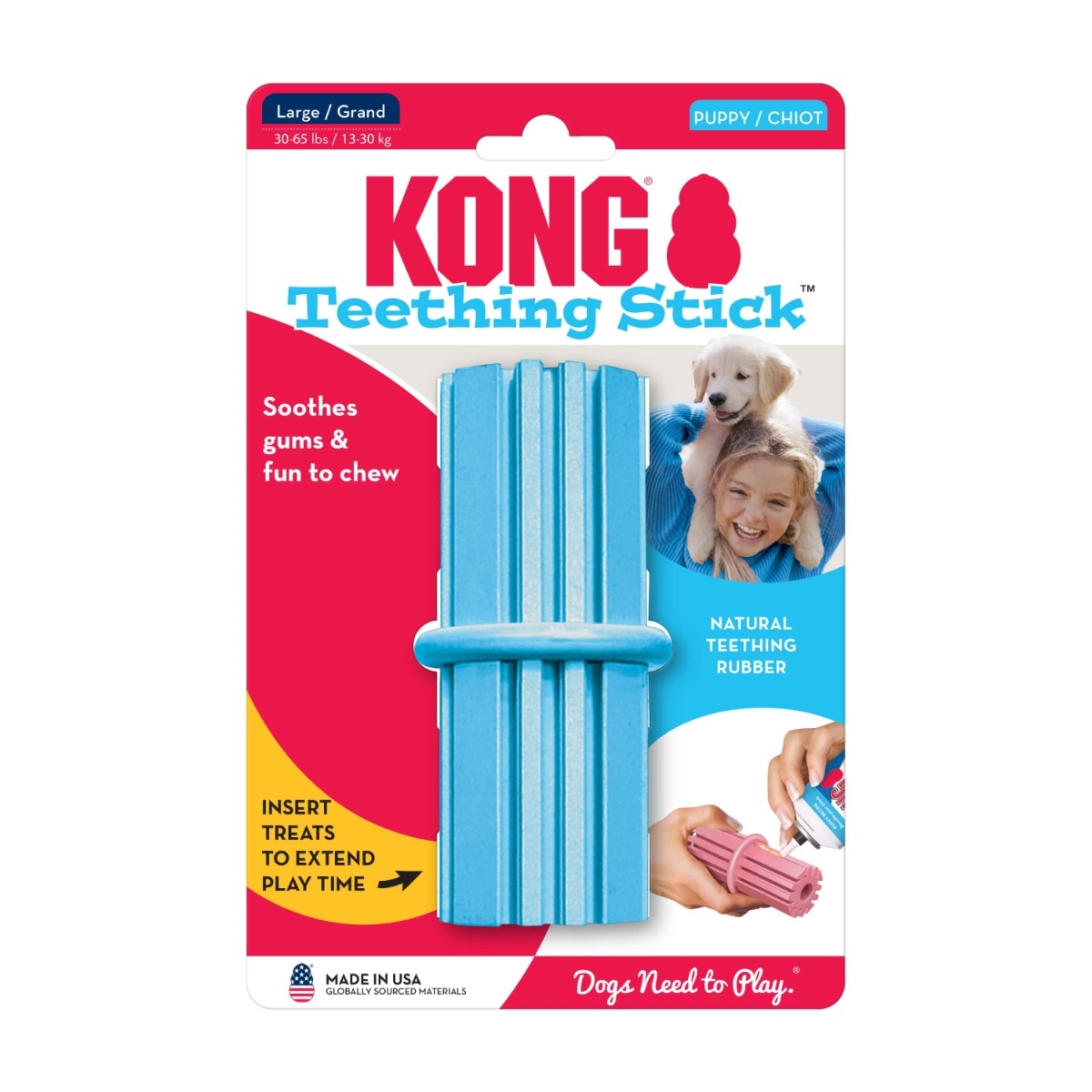 KONG Puppy Teething Stick rotaļlieta kucēniem, L - Produkta attēls 2