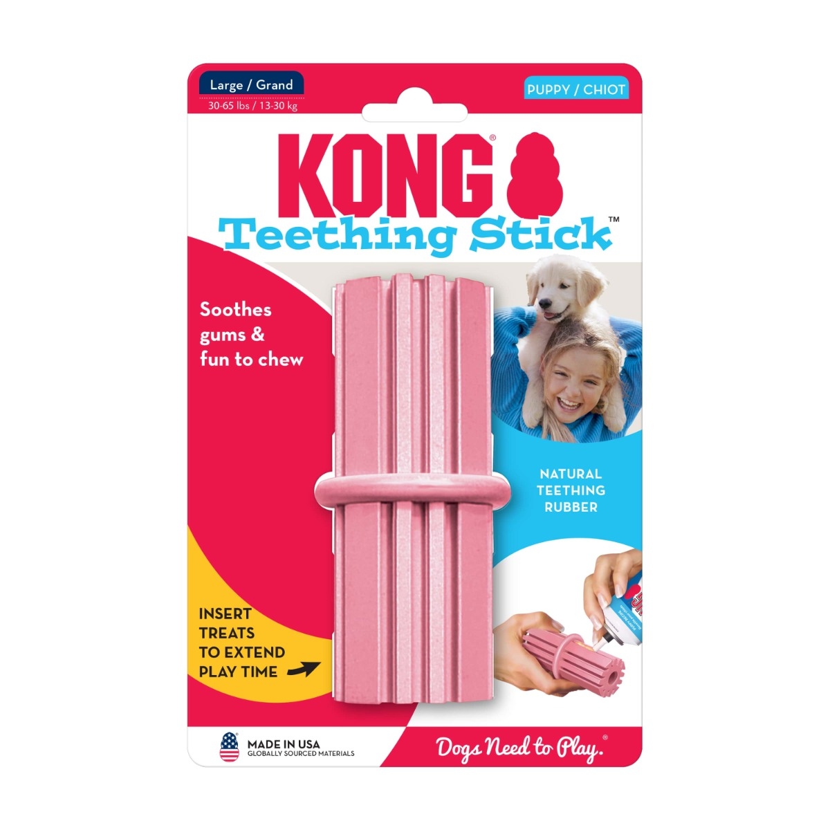 KONG Puppy Teething Stick rotaļlieta kucēniem, L - Produkta attēls 3