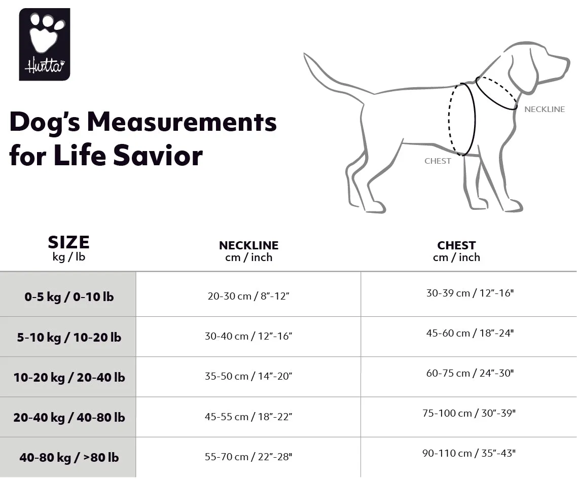 HURTTA Life Savior ECO glābšanas veste suņiem 10-20kg - Produkta attēls 4