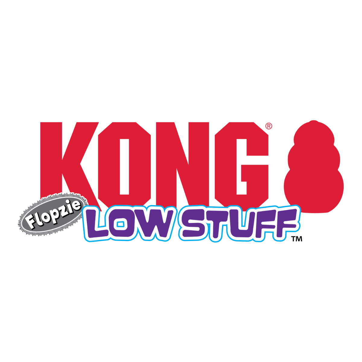KONG Low Stuff Flopzie Lamb rotaļlieta suņiem - Produkta attēls 4