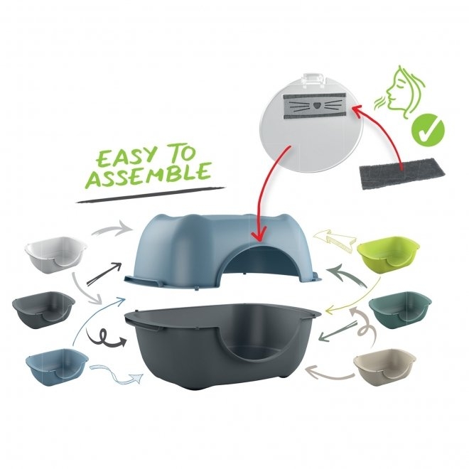 MYPET Bella tualetes jumts/pamatne, pelēks - Produkta attēls 2