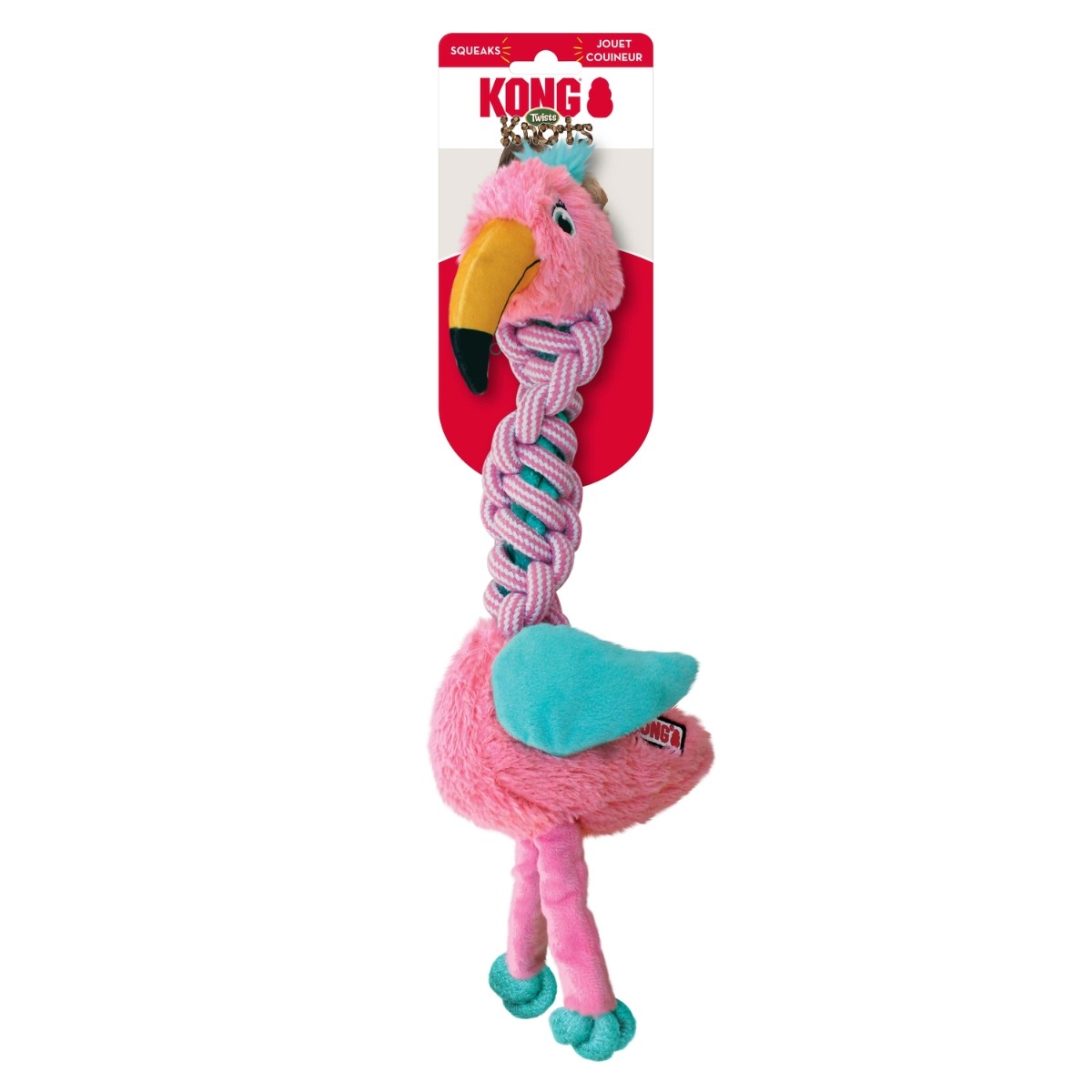 KONG Knots Twists rotaļlieta suņiem  M/L, dažādi - Produkta attēls 3