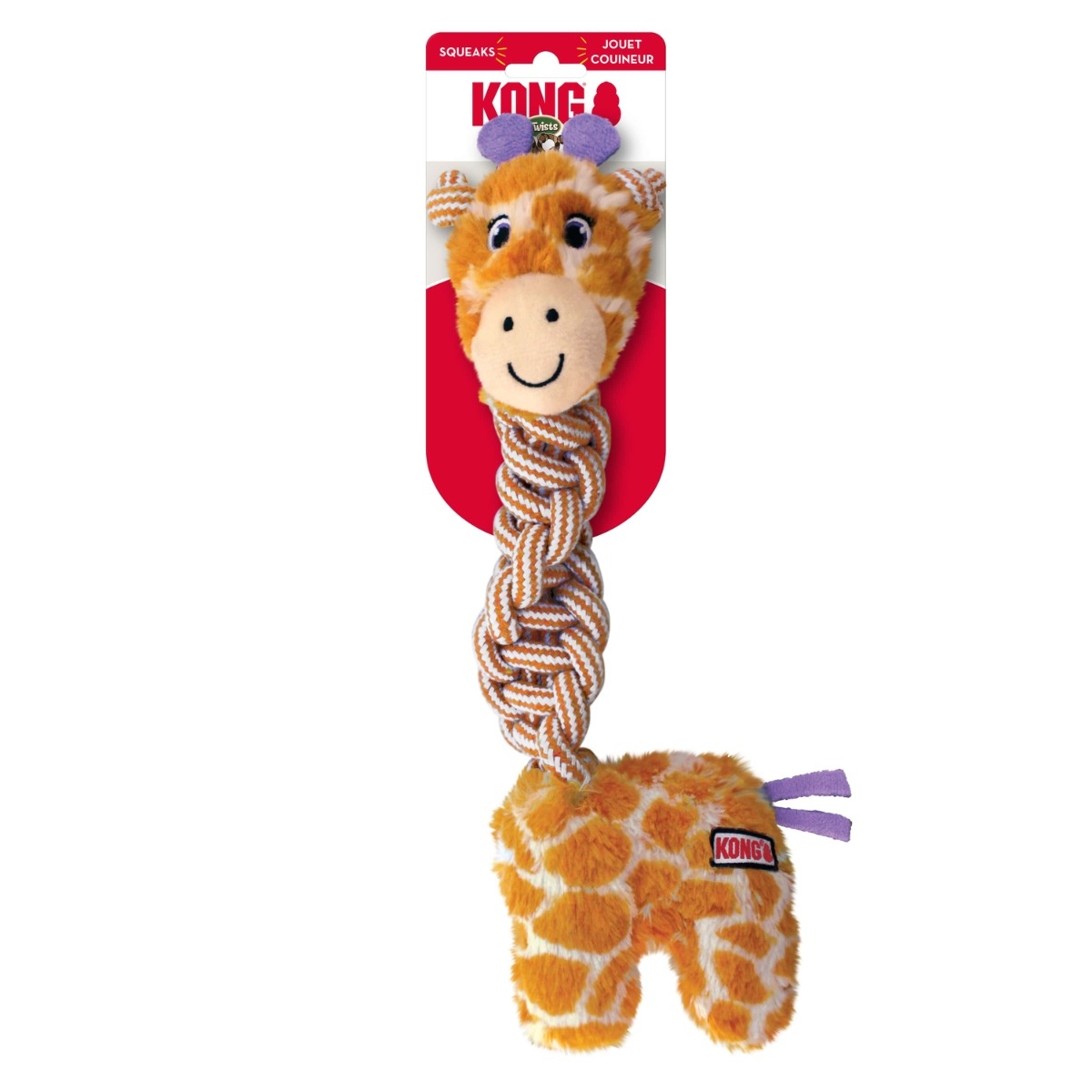 KONG Knots Twists rotaļlieta suņiem  M/L, dažādi - Produkta attēls 4