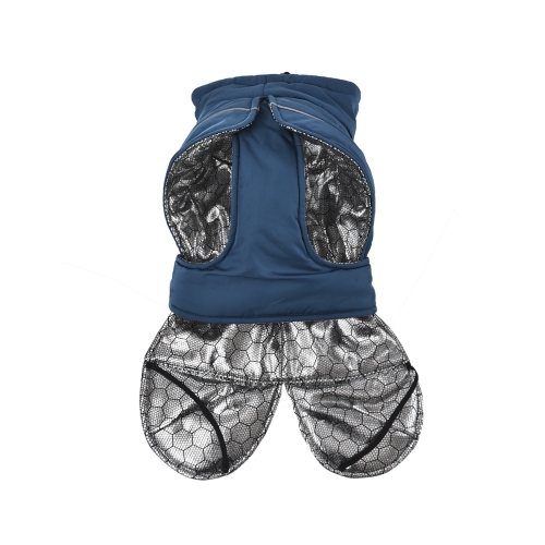 Ohana Windproof Eco suņu mētelis XL, zils - Produkta attēls 2