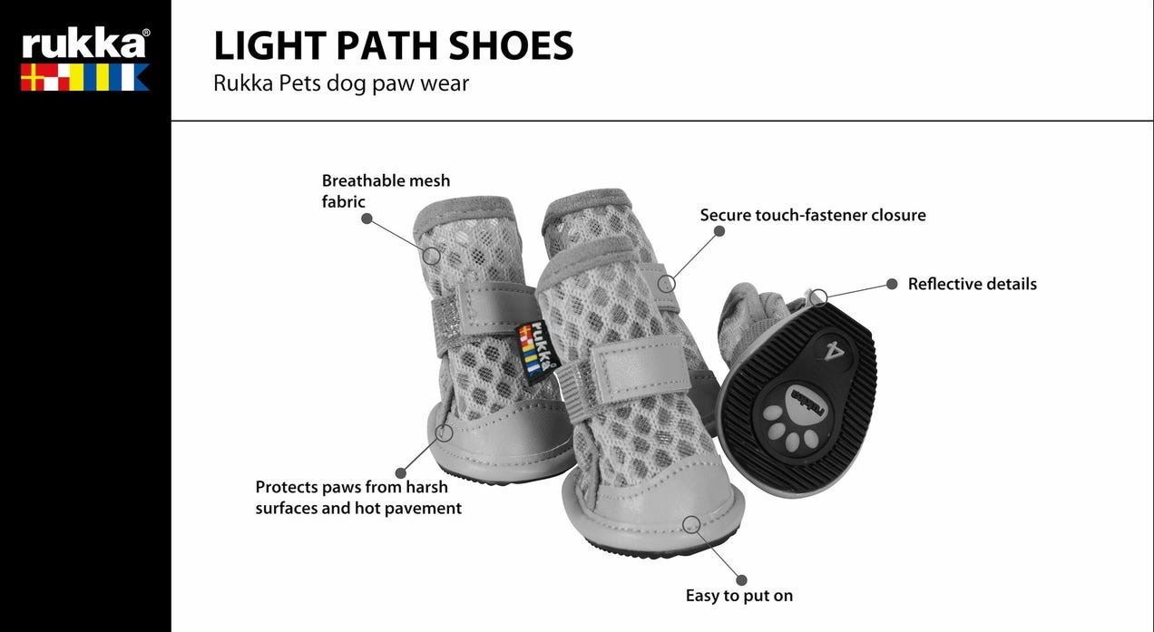 RUKKA Light Path apavi suņiem, 7.izm. - Produkta attēls 4
