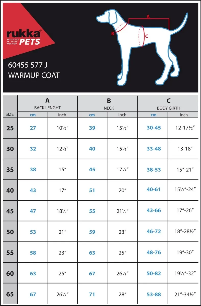 Rukka Warmup jaka suņiem, 65 cm, rozā - Produkta attēls 3