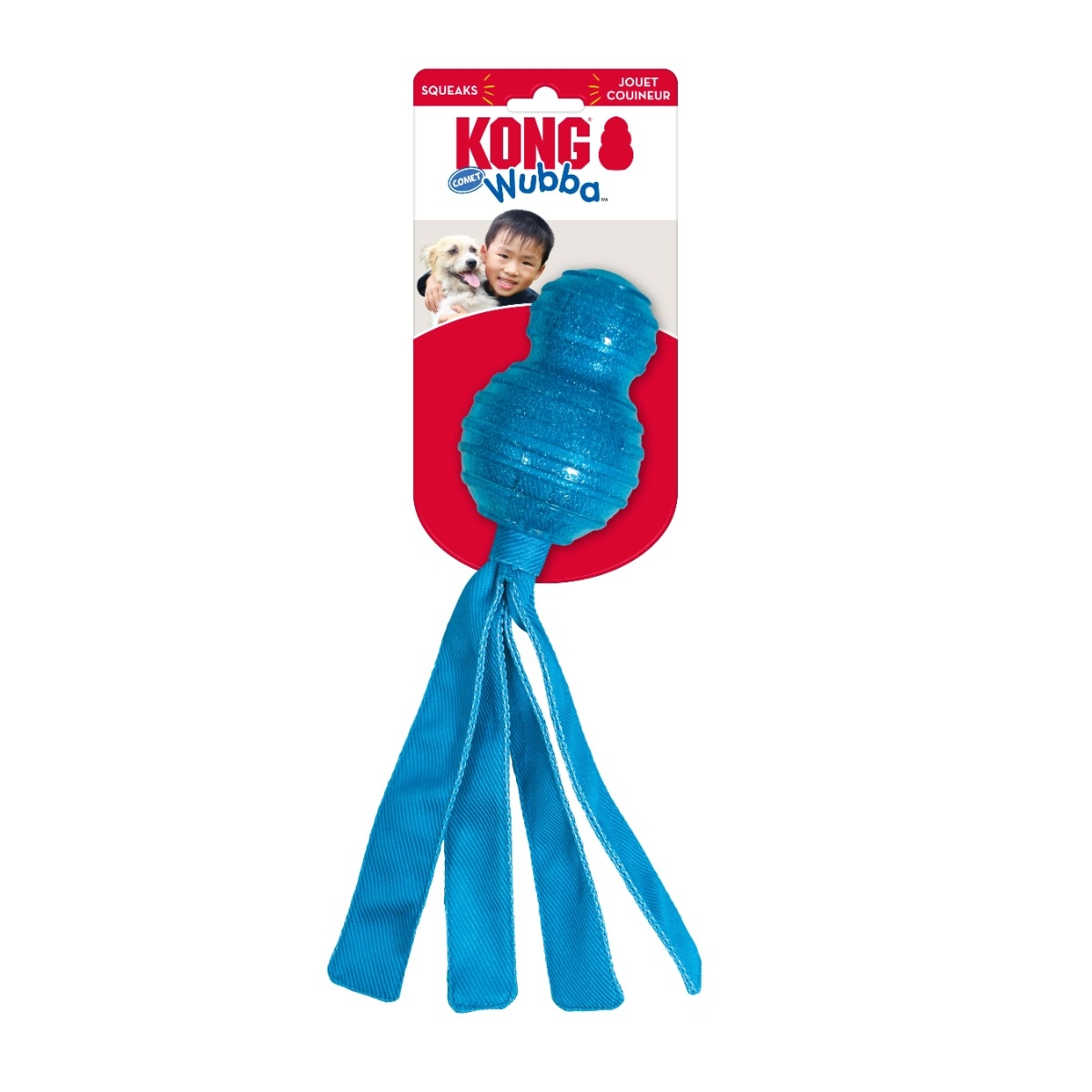 KONG Wubba Comet rotaļlieta suņiem, L izmērs - Produkta attēls 3