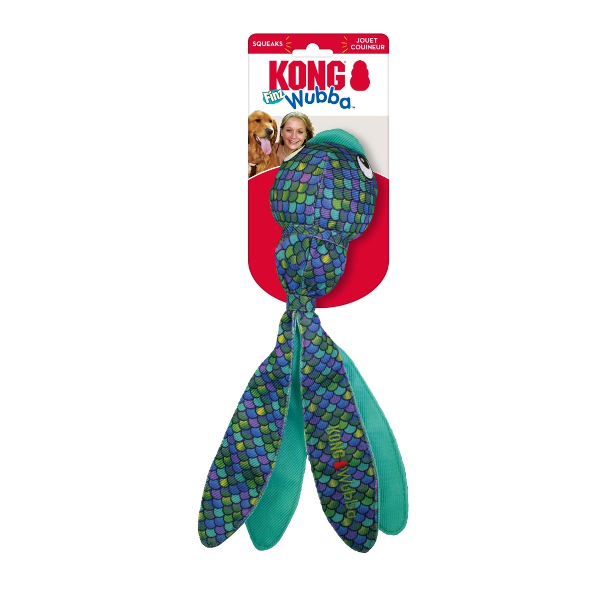 KONG Wubba Finz rotaļlieta suņiem, L - Produkta attēls 2
