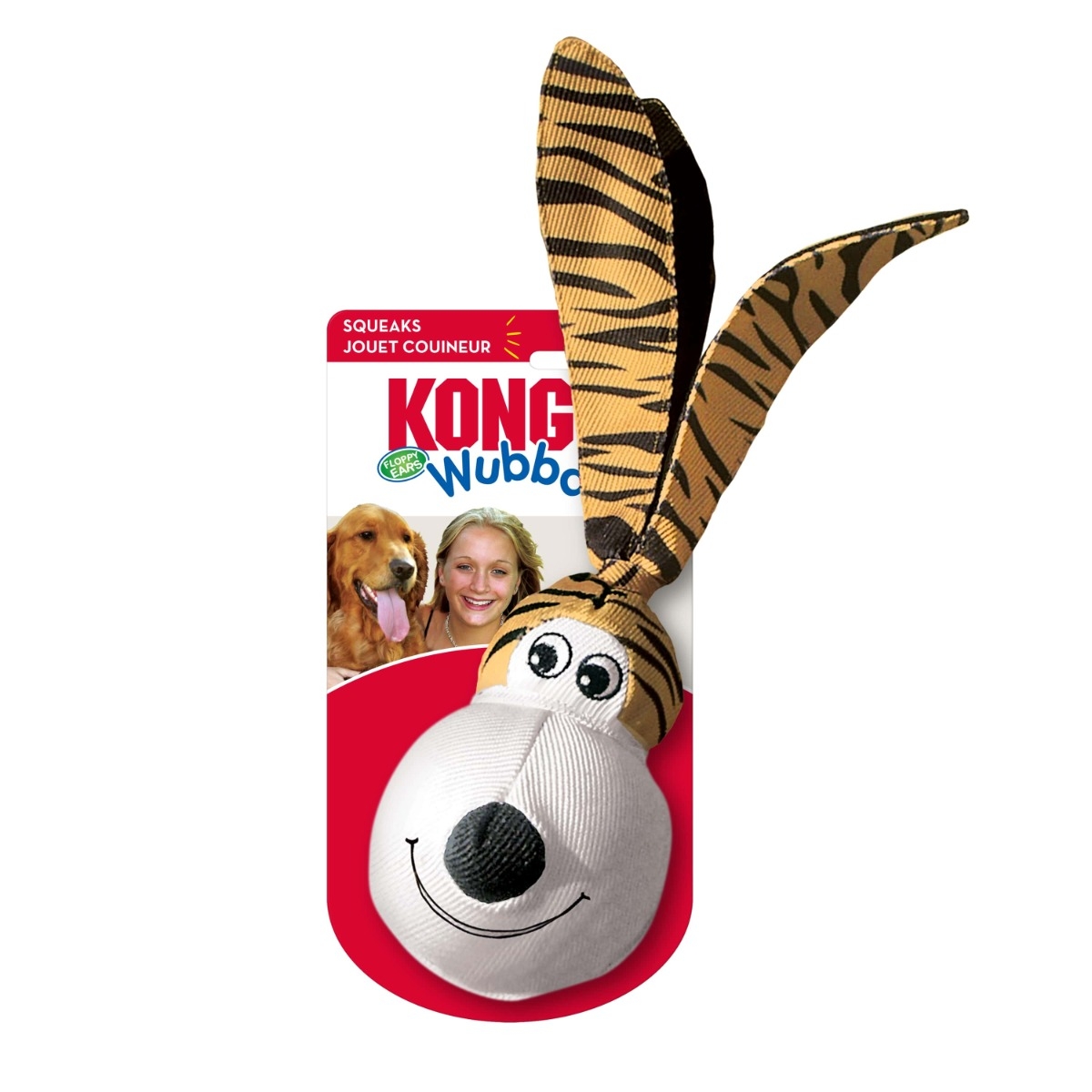 KONG Wubba Floppy Ears rotaļlieta suņiem, S - Produkta attēls 3
