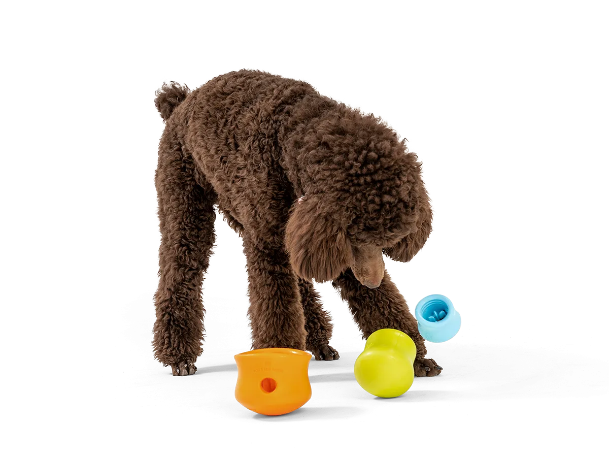 WEST PAW Toppl gumijas rotaļlieta suņiem S, zaļa, 6,4cm - Produkta attēls 6
