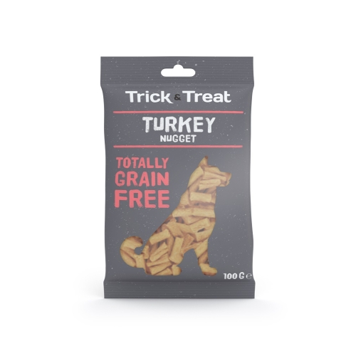 TRICK & TREAT Nugget gardumi suņiem, tītars, 100g