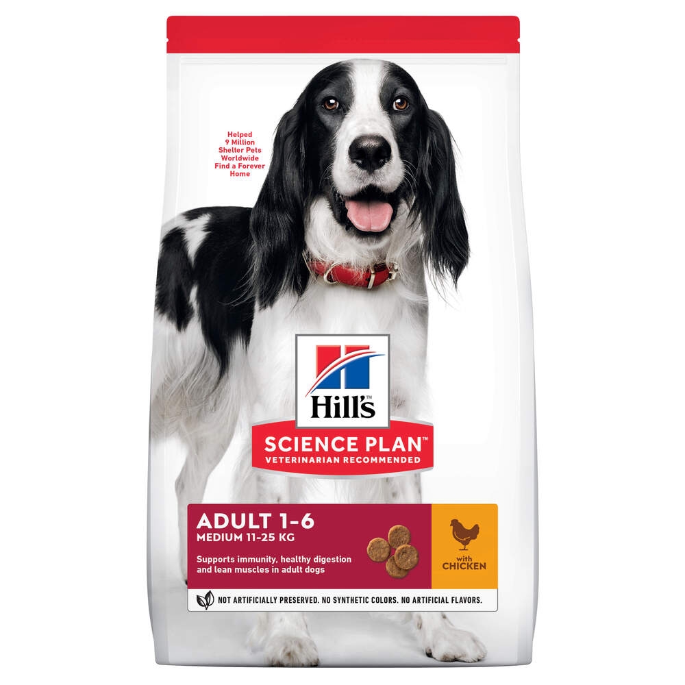 HILL'S SP Medium sausā barība suņiem, vista, 2,5kg - Produkta attēls 2