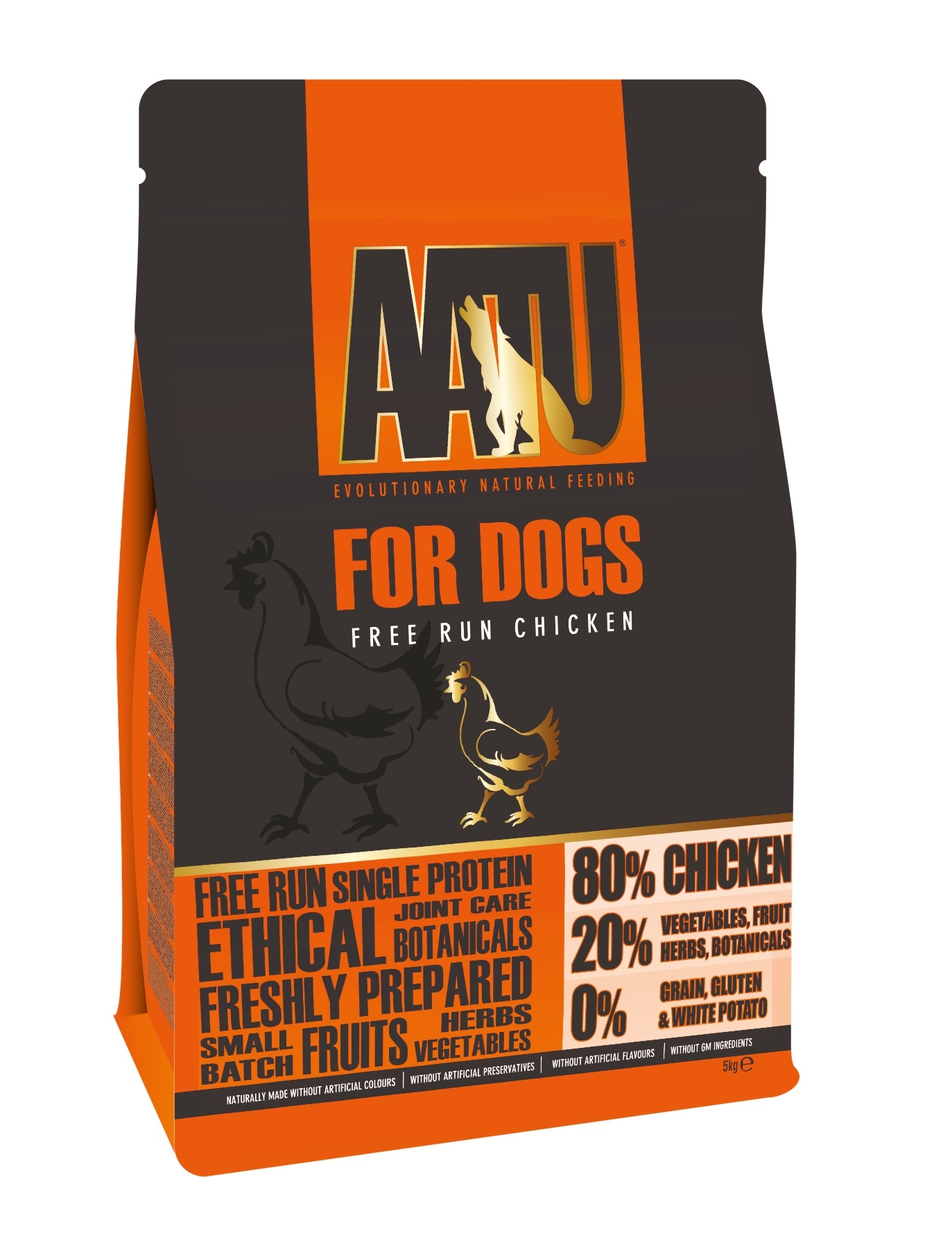 AATU sausā barība suņiem, vista, 5 kg - Produkta attēls 2