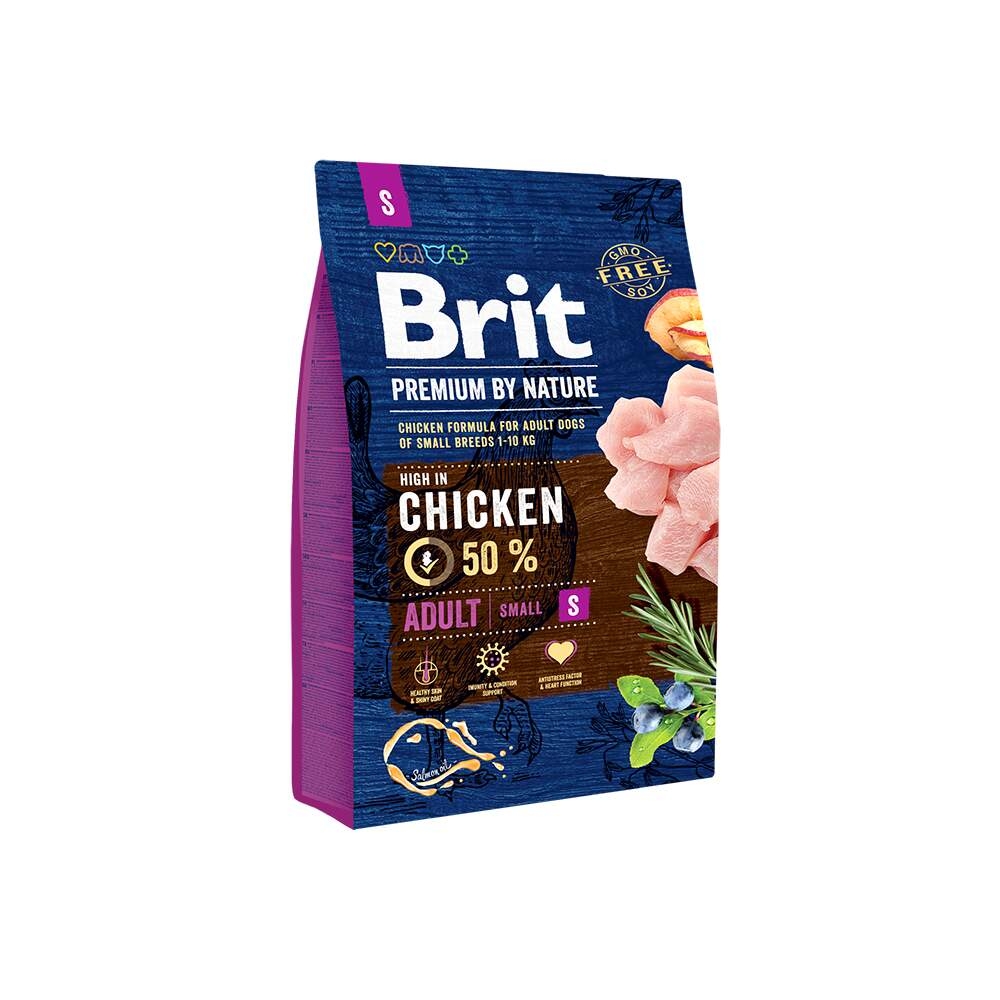 BRIT Premium Small sausā barība suņiem, vista, 3 kg - Produkta attēls 2