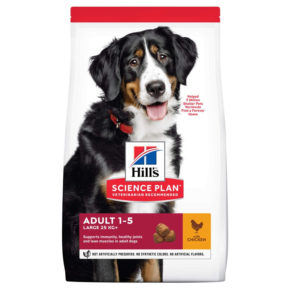 HILL'S SP Adult Large sausā barība suņiem, vista, 14kg - Produkta attēls 2