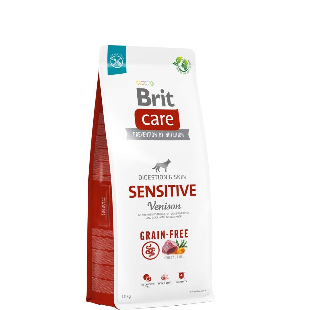 BRIT Care Sensitive sausā barība suņiem, briedis/kartupeļi, 12kg - Produkta attēls 2