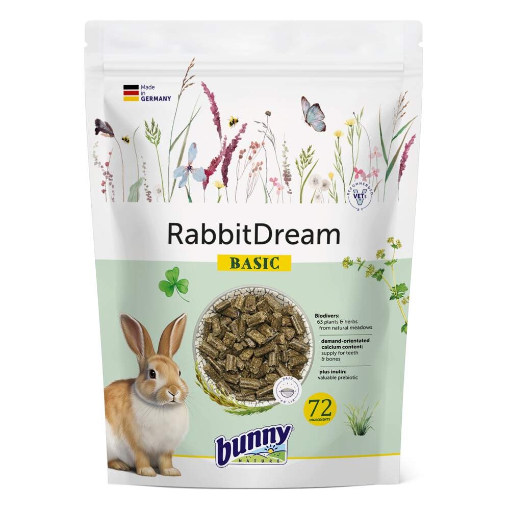 BUNNY Dream Basic barība trušiem, 1,5kg - Produkta attēls 2