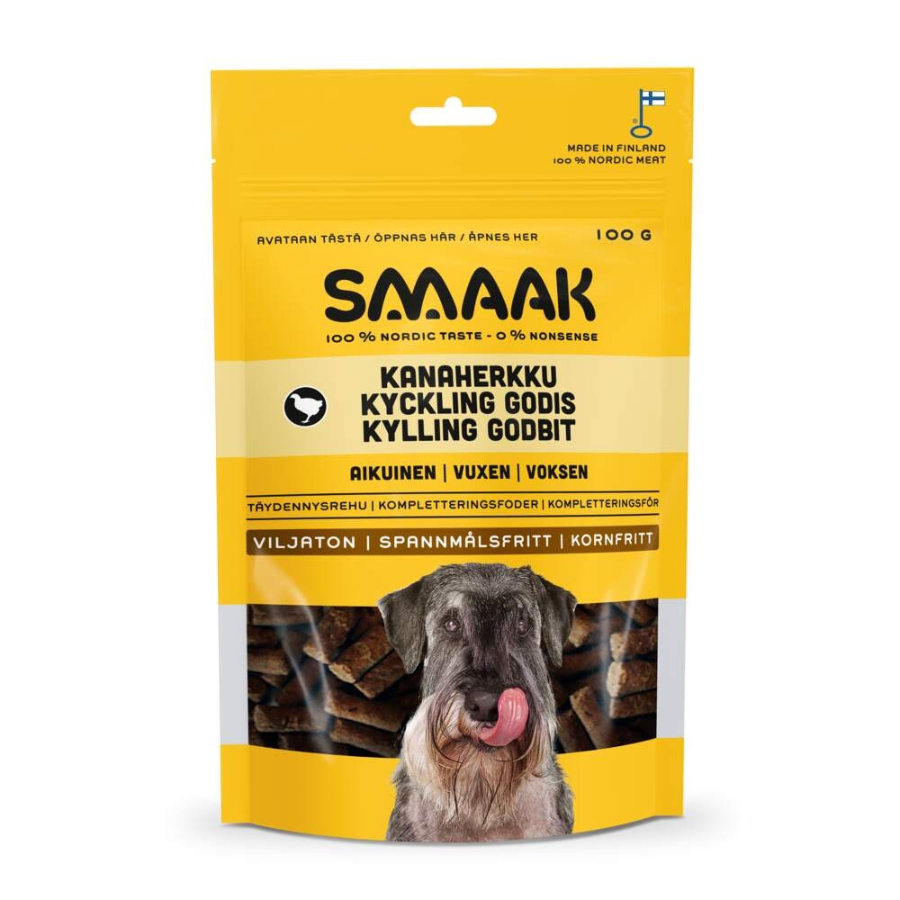 SMAAK gardumi suņiem, vista, 100g - Produkta attēls 2