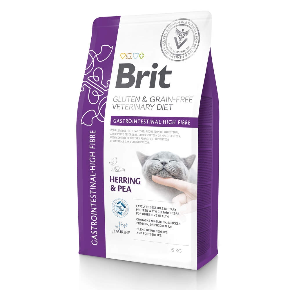 BRIT VD GF Gastro High Fibre barība kaķiem, 5kg - Produkta attēls 2