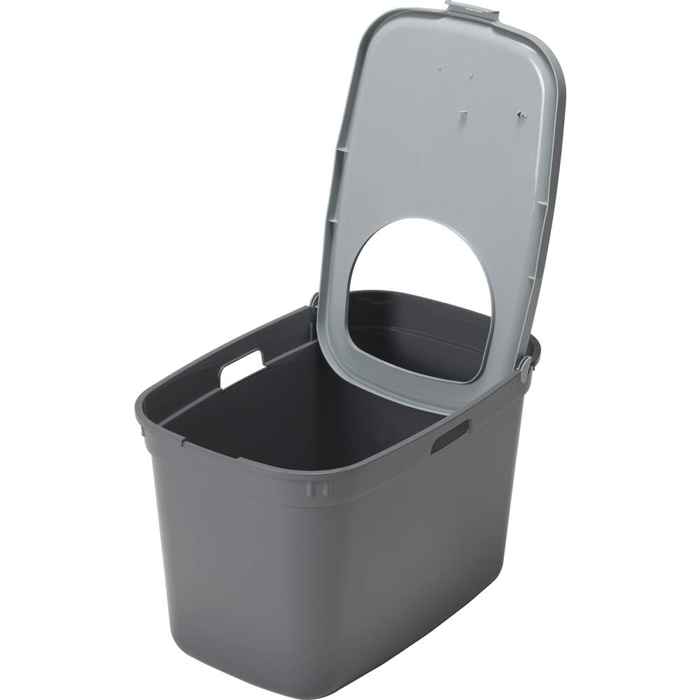 MODERNA Top kaķu tualete, 59 x 39 x 38 cm, pelēka - Produkta attēls 2