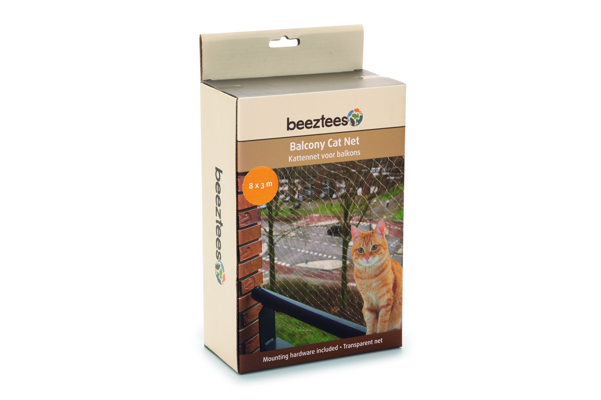 BEEZTEES balkona tīkls kaķiem 8 x 3 m - Produkta attēls 2