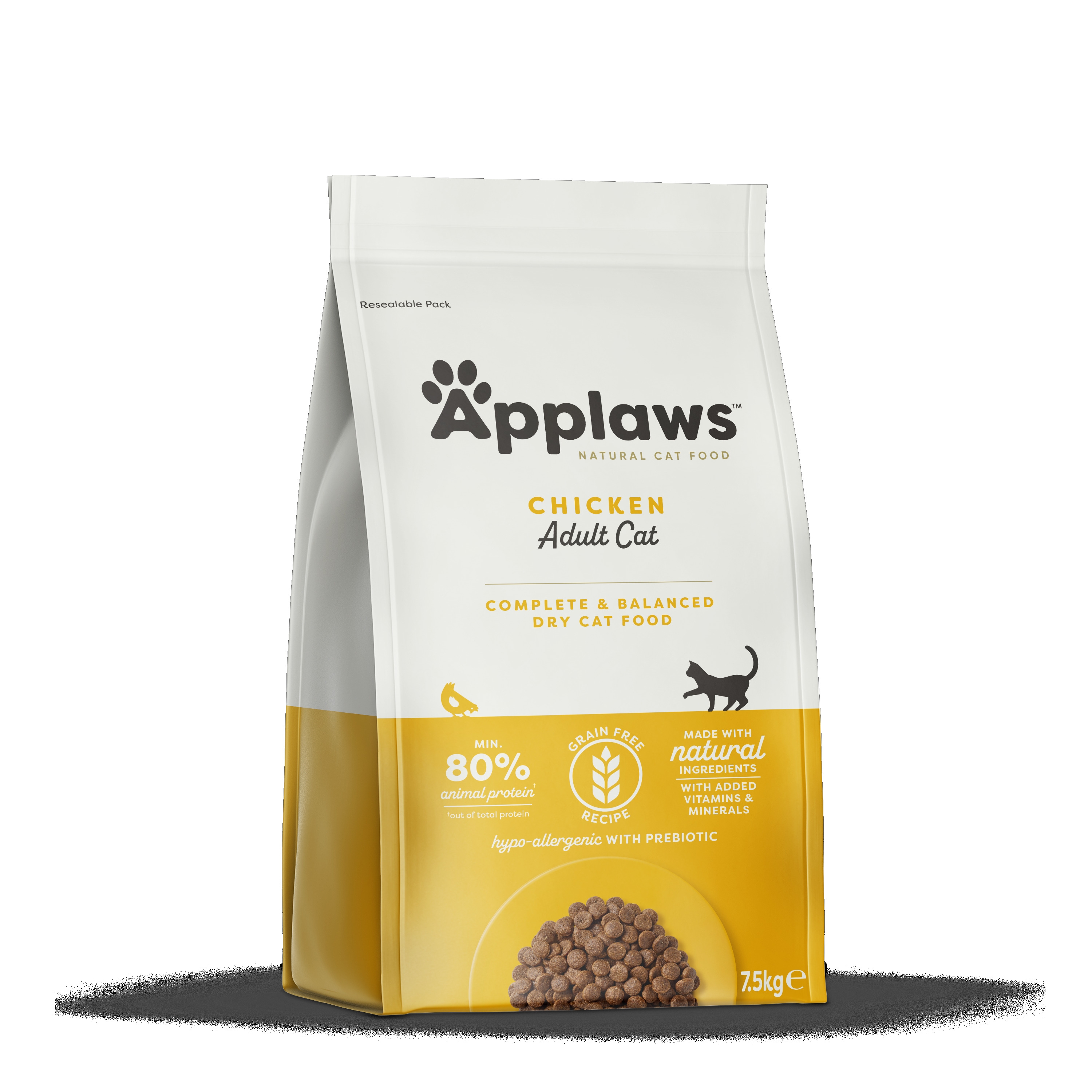 APPLAWS sausā barība kaķiem, vista, 7,5kg - Produkta attēls 2