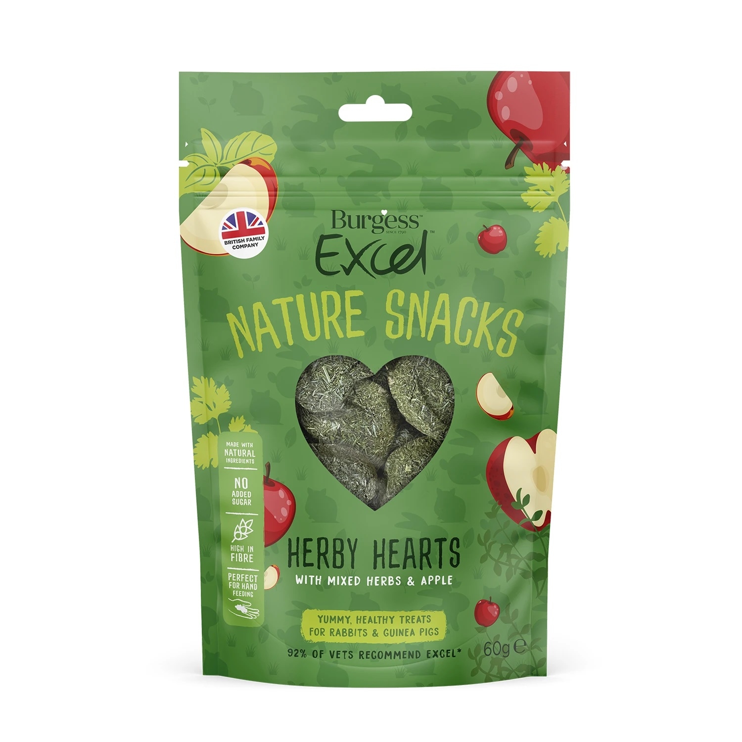 Burgess Excel uzkodas trušiem un jūrascūciņām 60g - Produkta attēls 2