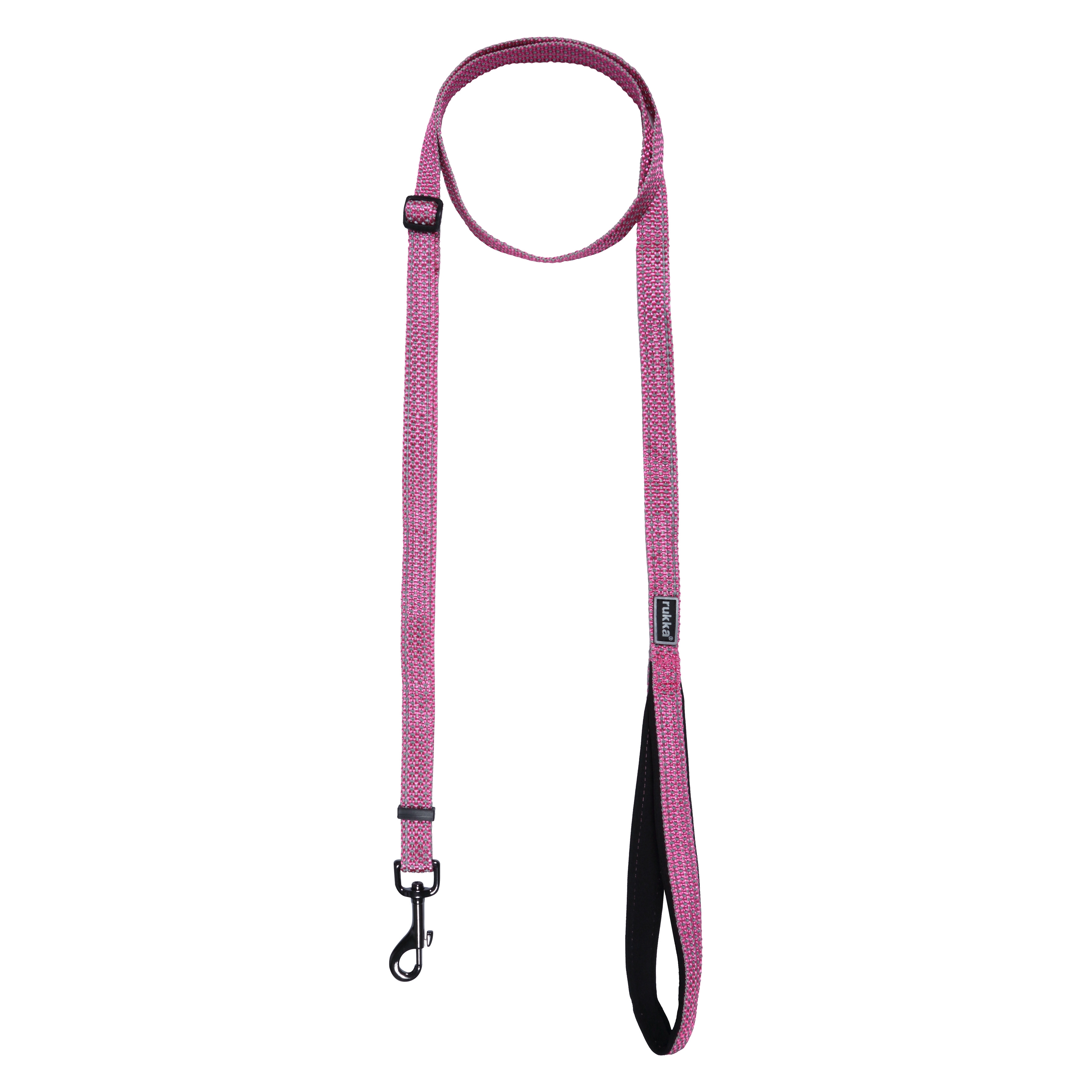 Rukka Star suņu pavada, S izmērs, 15 mm/200 cm, rozā - Produkta attēls 2