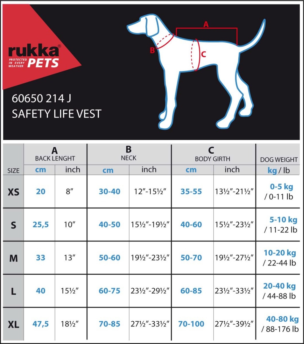 Rukka glābšanas veste L 40cm, oranža - Produkta attēls 6