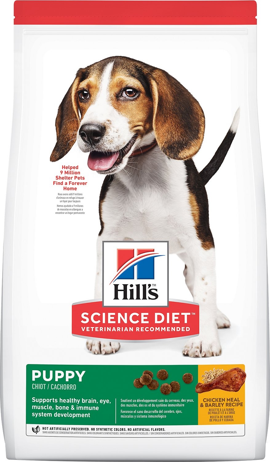 HILL'S SP Puppy Medium sausā barība kucēniem, vista, 2,5kg - Produkta attēls 2