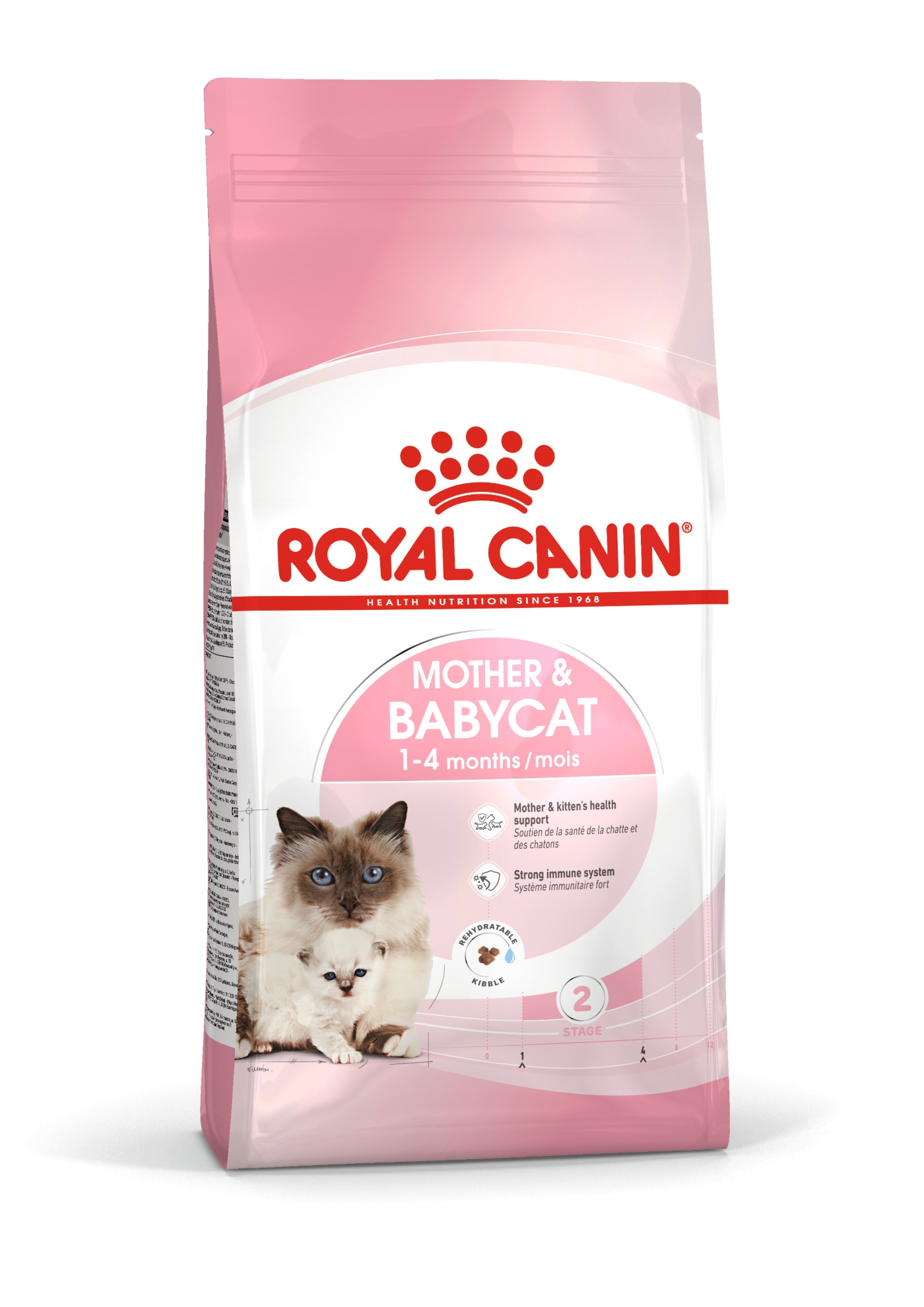 ROYAL CANIN Babycat sausā barība kaķenēm un kaķēniem, 2kg - Produkta attēls 2