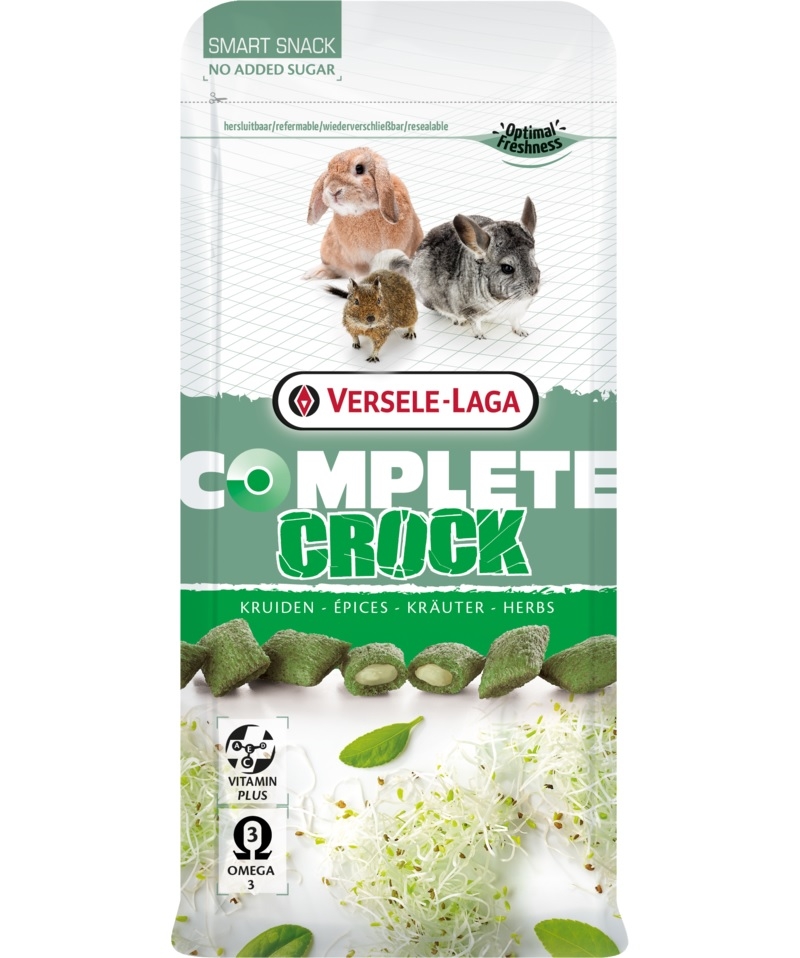 Versele-Laga Crock Complete kārums maziem dzīvniek. ar garšaugiem 50 g - Produkta attēls 2