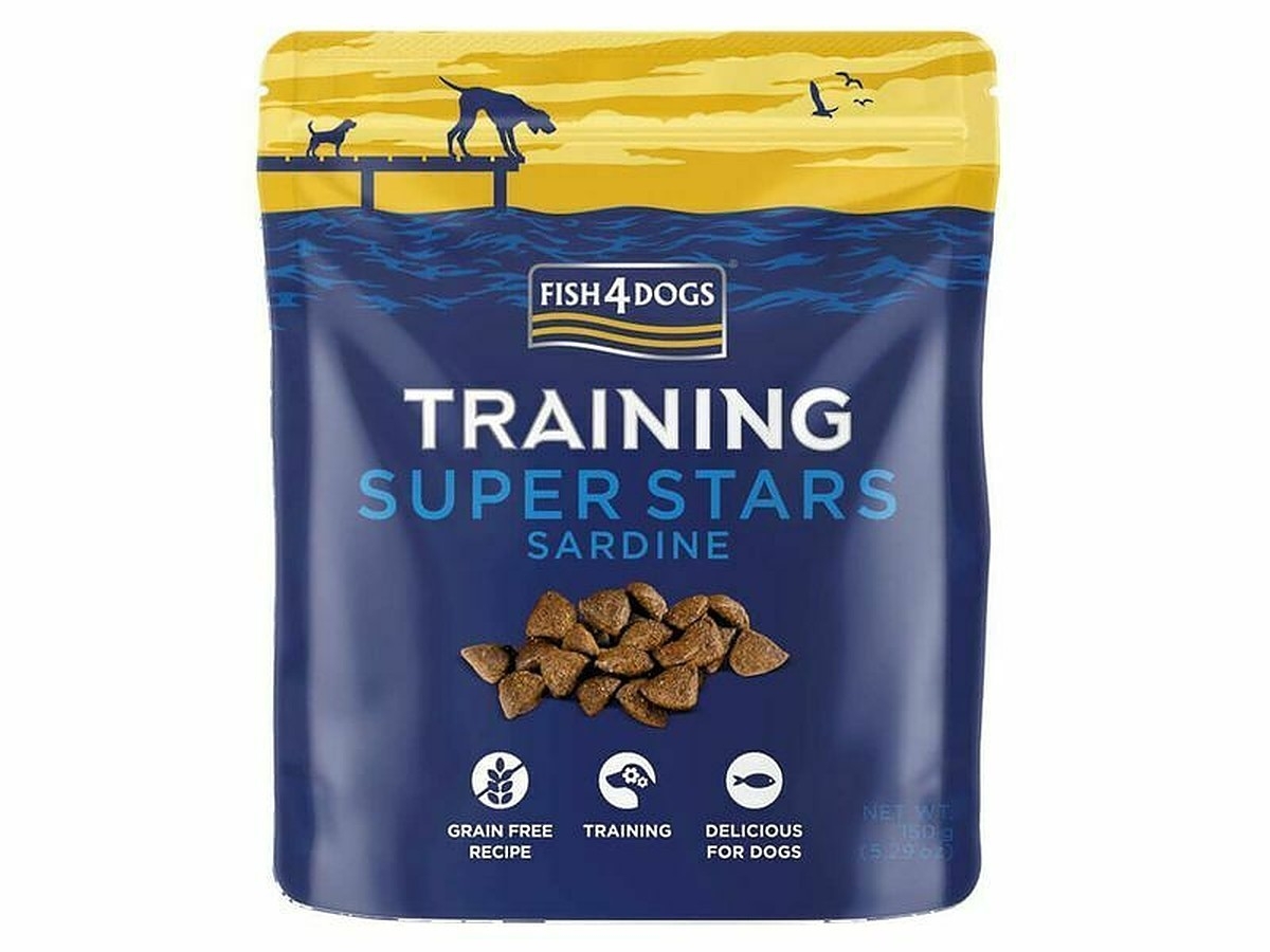 FISH4DOGS Training Super Stars kārumi suņiem, 150g - Produkta attēls 2