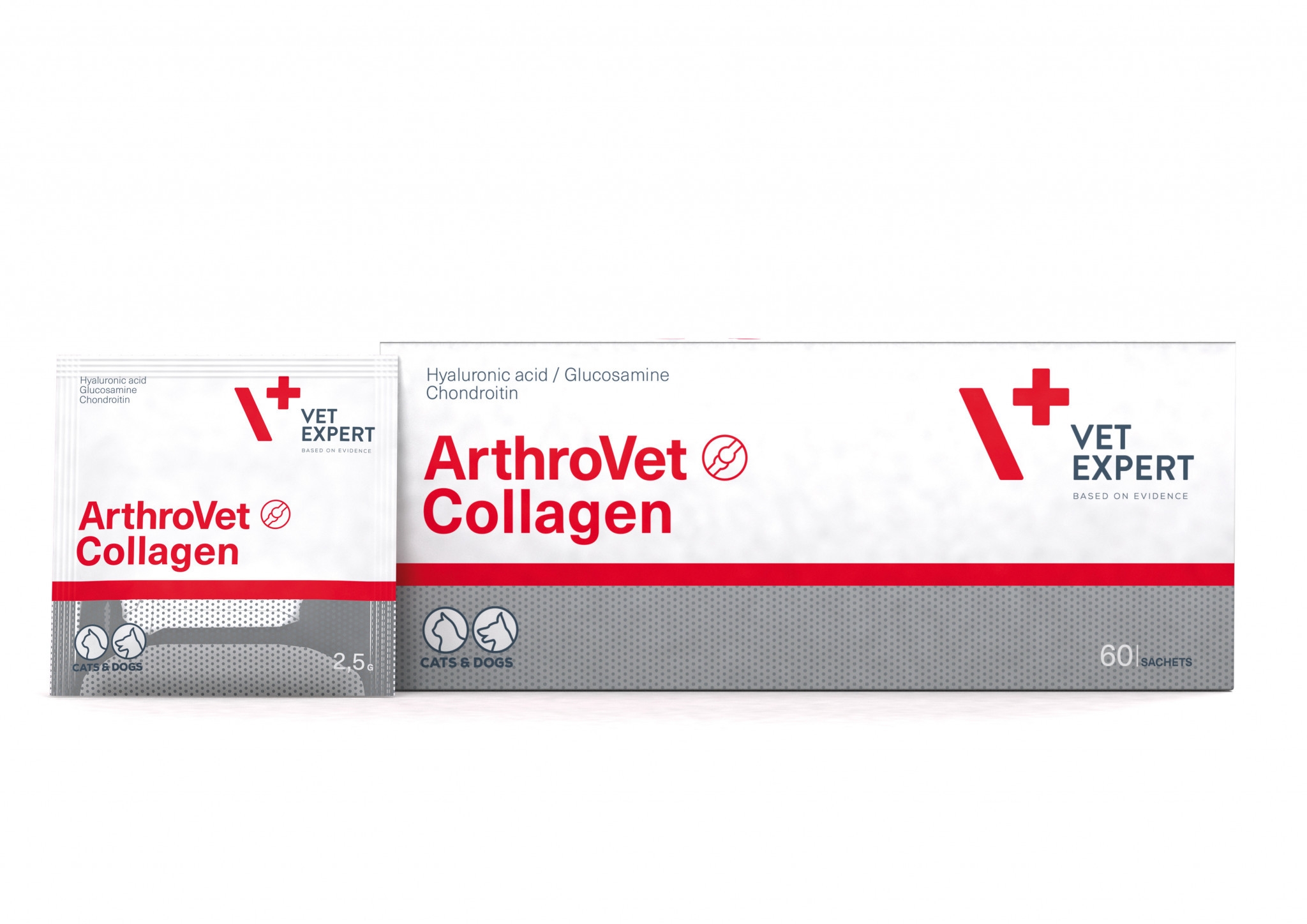 Vet Expert ArthroVet Collagen pulveris suņiem/kaķiem, N60 - Produkta attēls 2