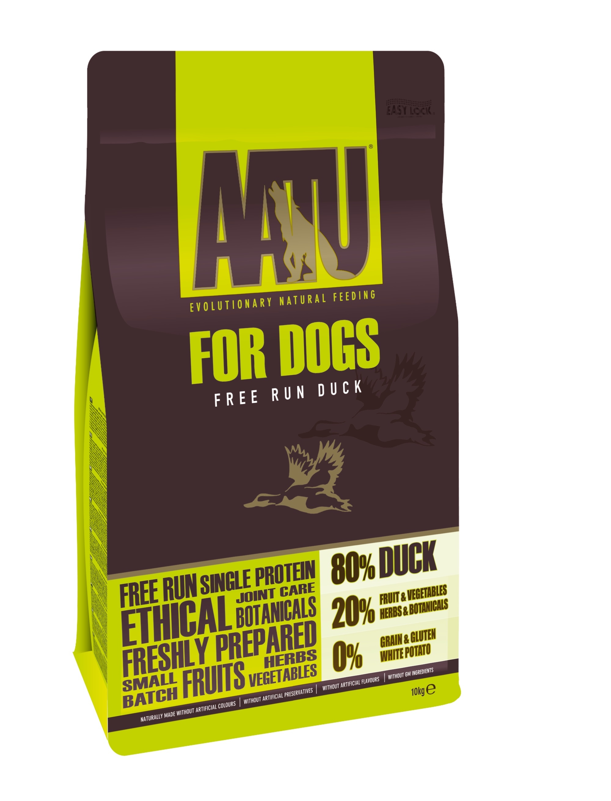 AATU sausā barība suņiem, pīle, 10 kg - Produkta attēls 2