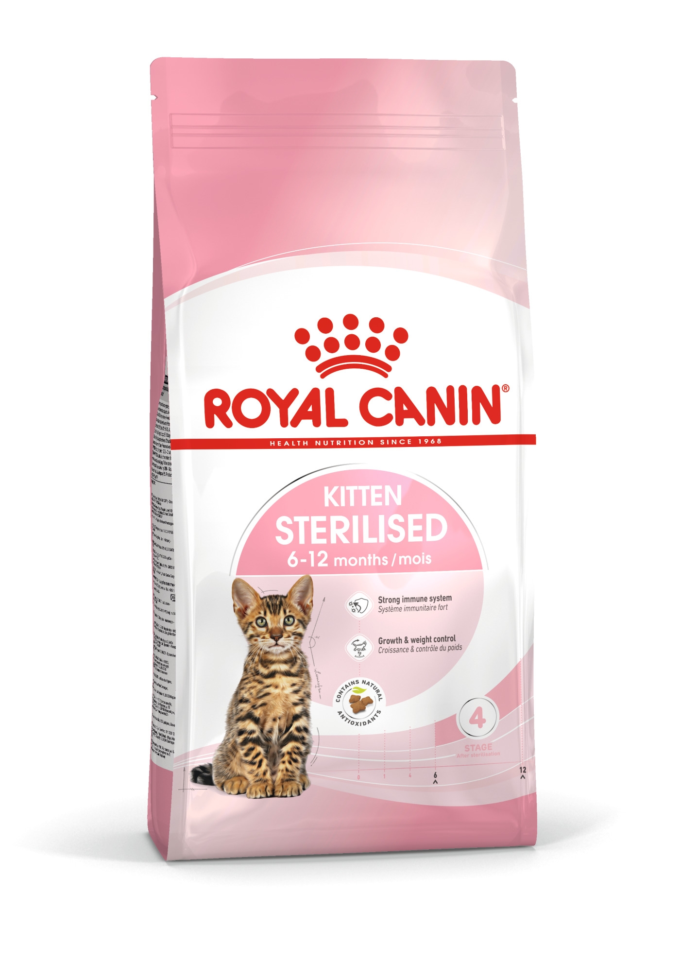 ROYAL CANIN Sterilised sausā barība kaķēniem, 2kg - Produkta attēls 2