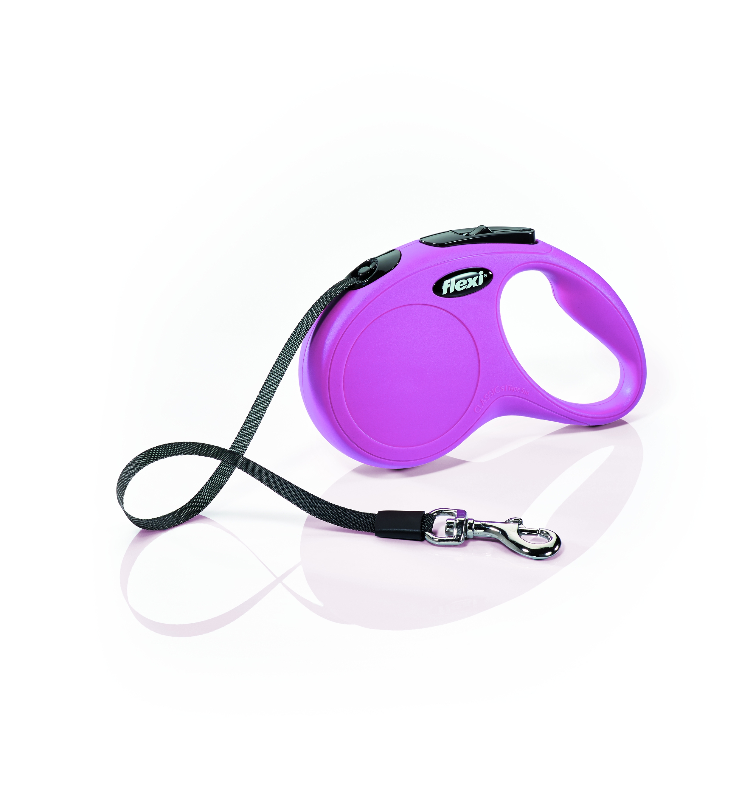 Flexi Classic Compact pavada, S/5m, rozā - Produkta attēls 2