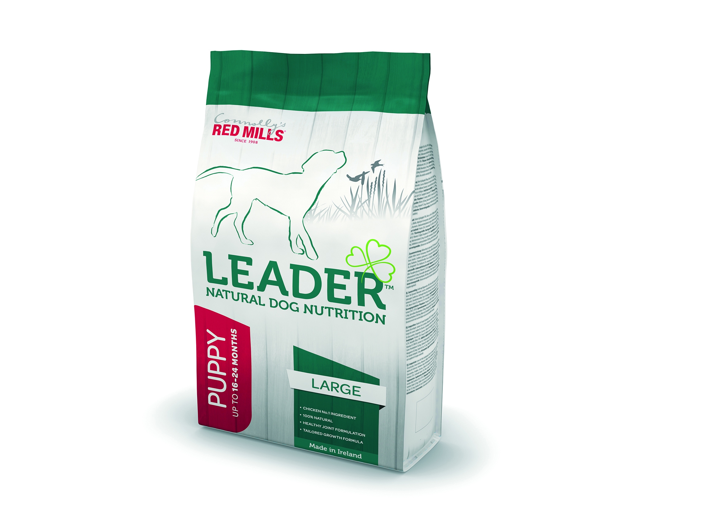 Leader sausā barība lielo šķirņu kucēniem, 12 kg - Produkta attēls 2