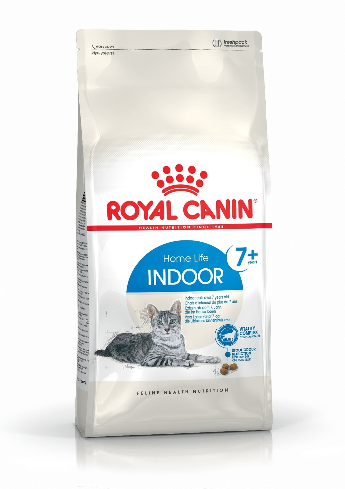 ROYAL CANIN Indoor 7+ sausā barība kaķiem-senioriem, 1,5kg - Produkta attēls 2