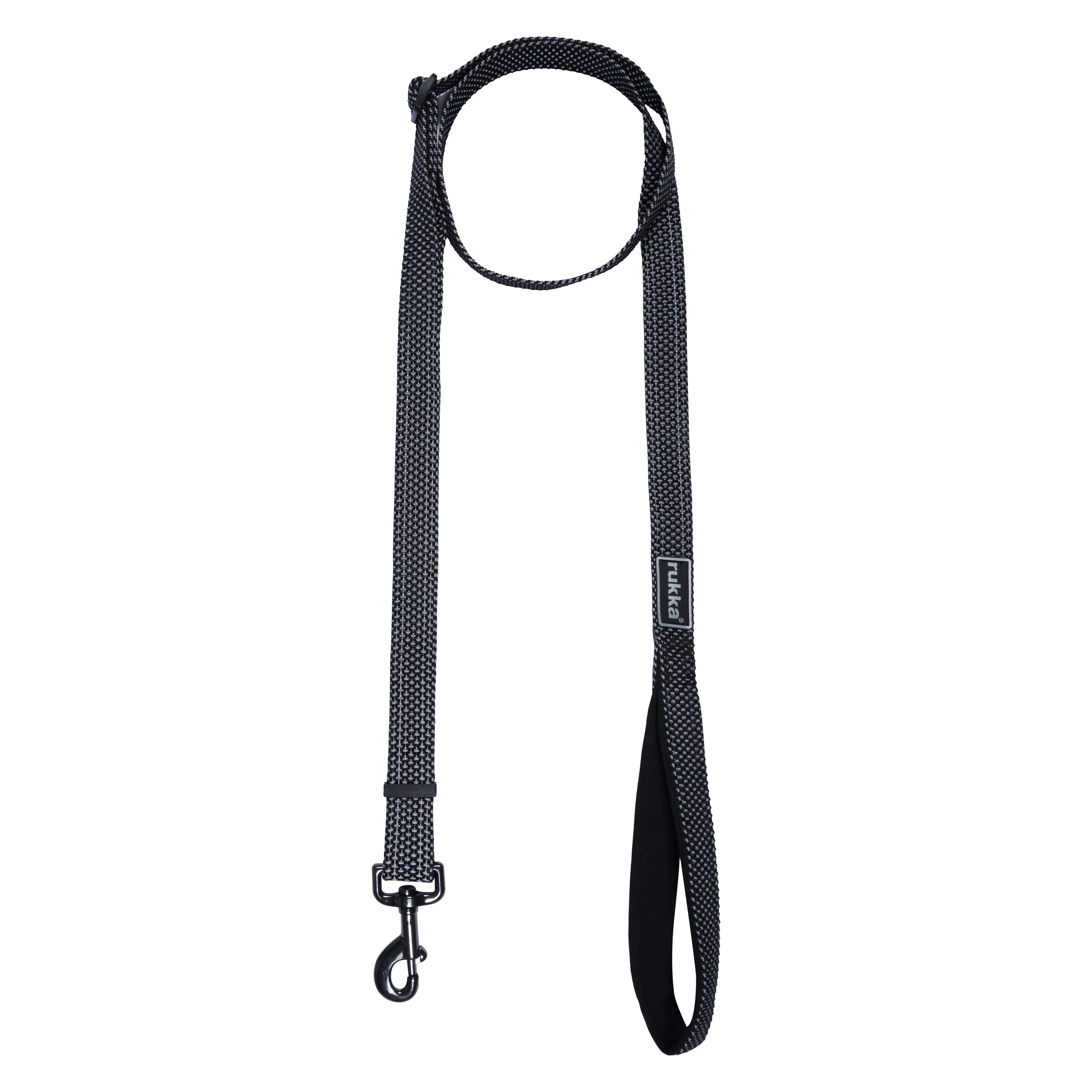 Rukka Star suņu pavada, M izmērs, 20 mm/200 cm, melna - Produkta attēls 2