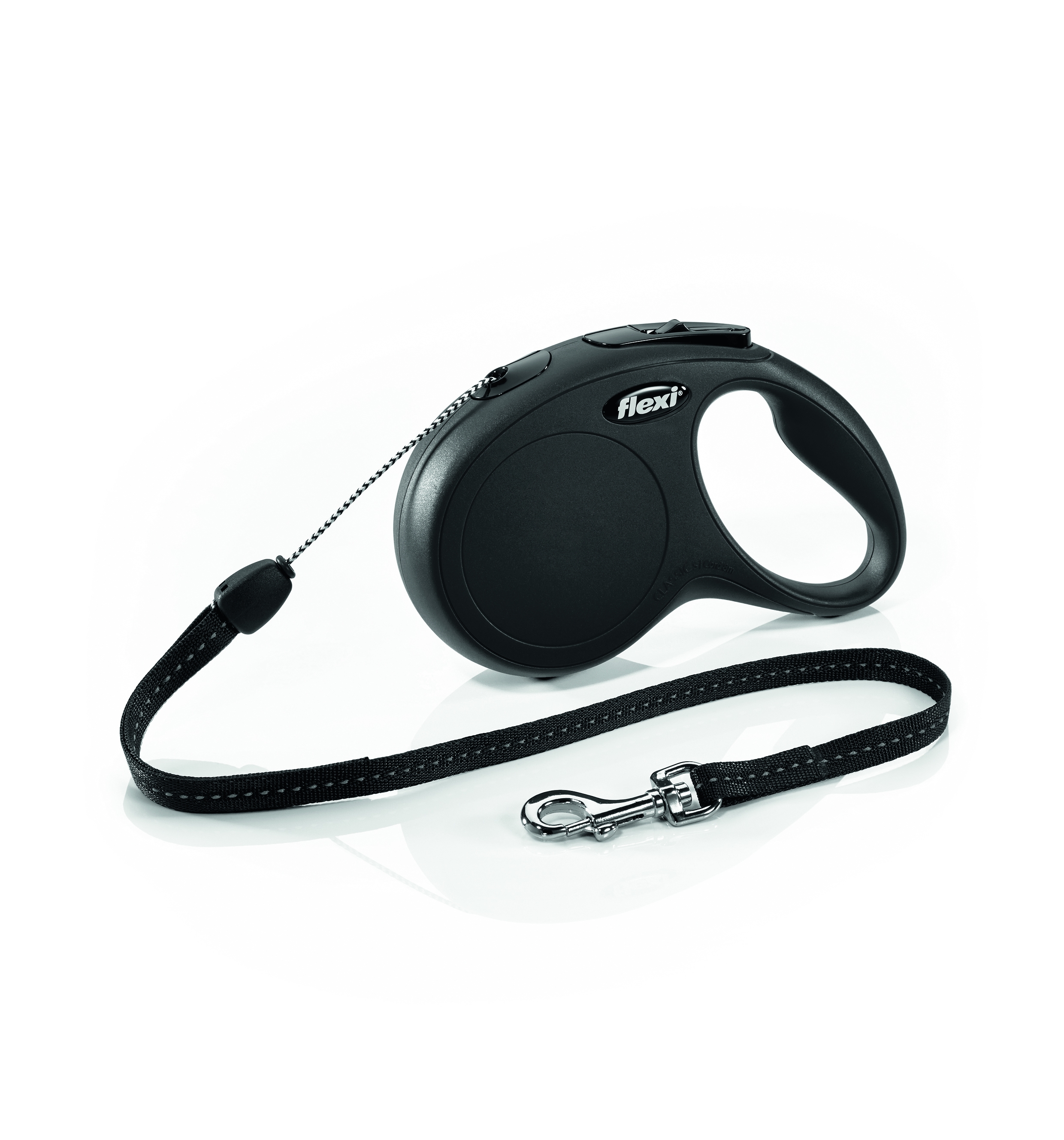 FLEXI Classic virves veida pavada S/8M, melna - Produkta attēls 2