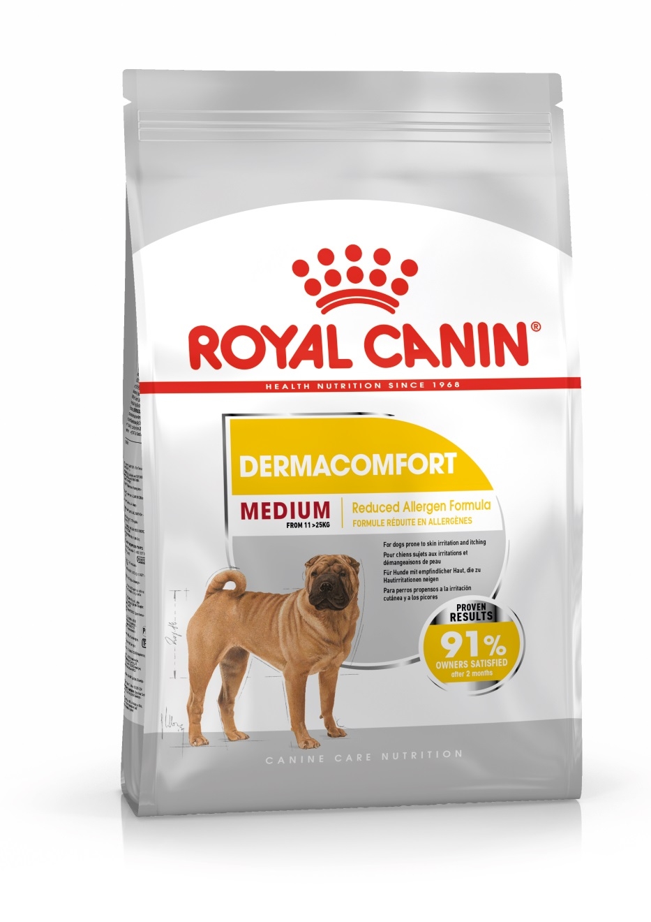 ROYAL CANIN Dermacomfort Medium sausā barība suņiem, 3kg - Produkta attēls 2