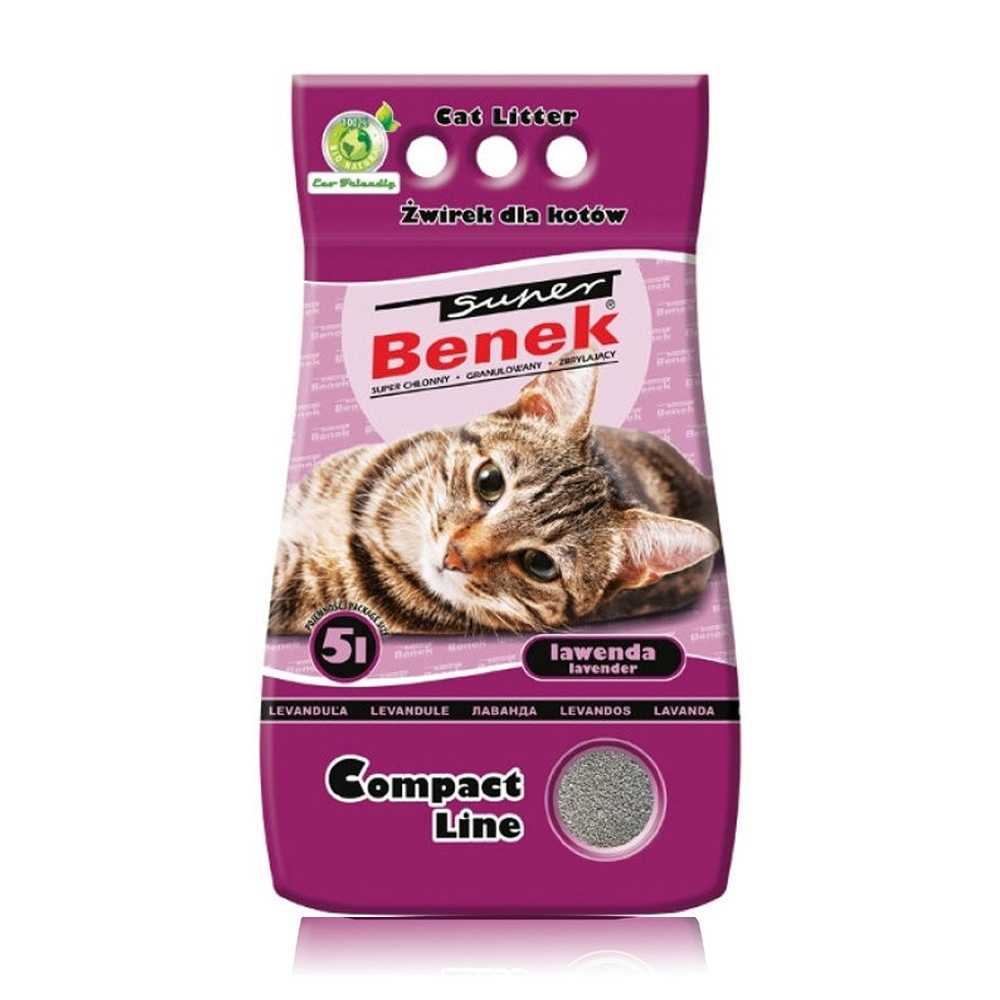 CERTECH Super Benek Compact cementējošie pakaiši, lavanda, 5 L - Produkta attēls 2