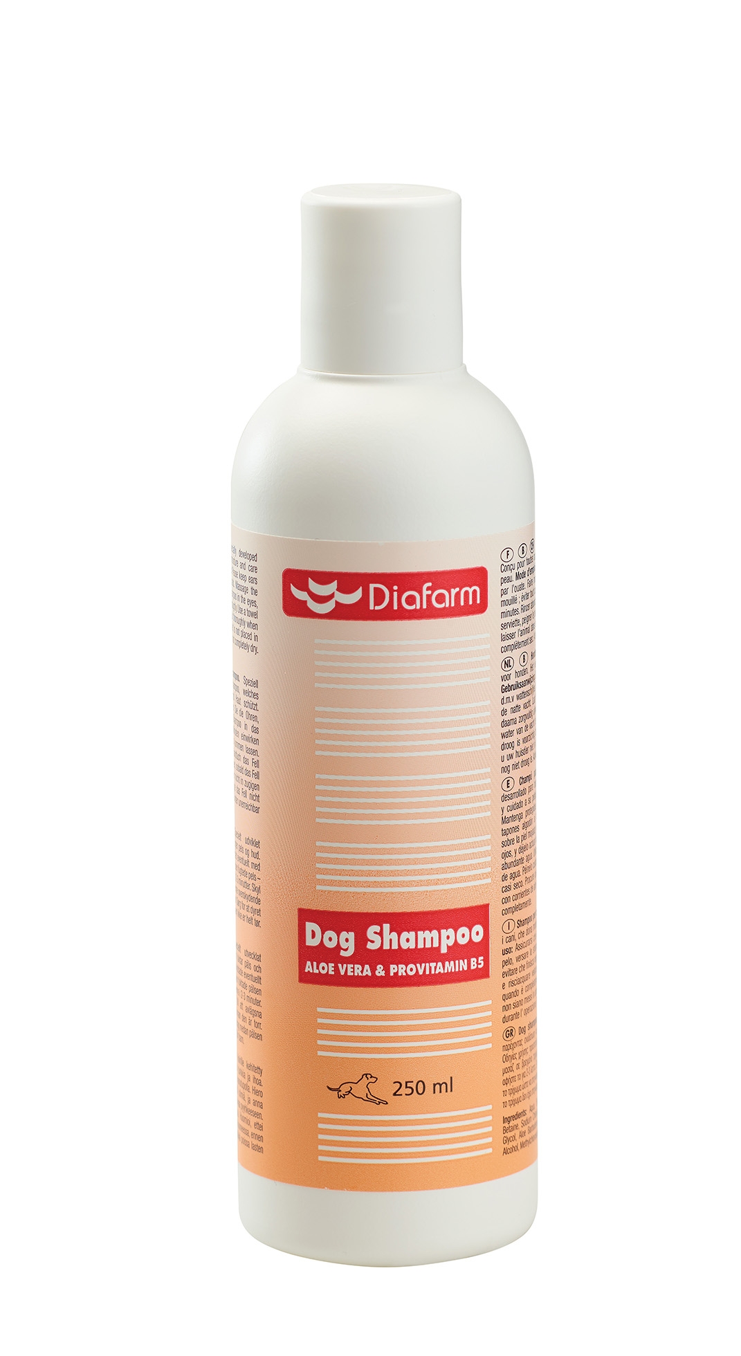 Diafarm mitrinošs šampūns suņiem 250ML - Produkta attēls 2
