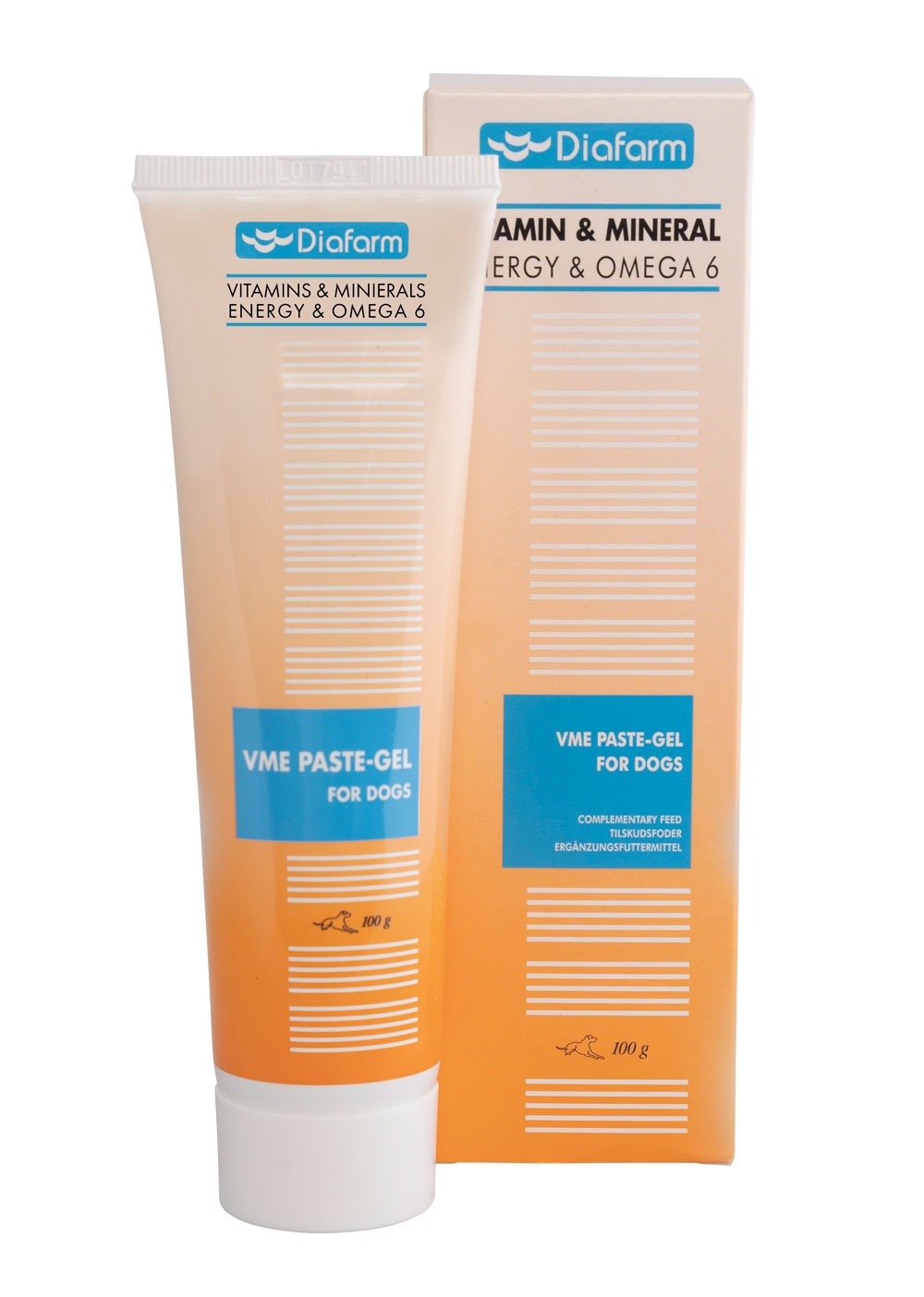 Diafarm Vitamin Energy Paste vitamīni suņiem 100G - Produkta attēls 2