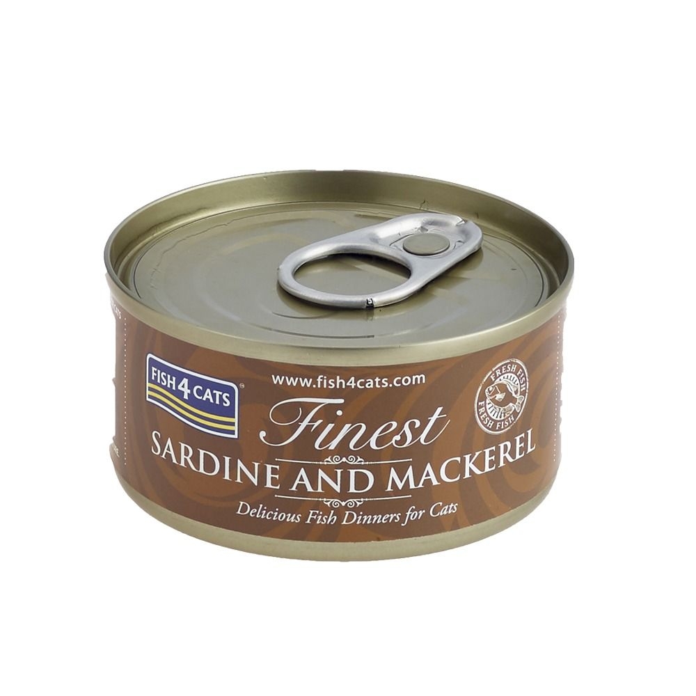 F4C CAT MITRĀ BARĪBA SARDĪNES/MAKRELE 70G - Produkta attēls 2