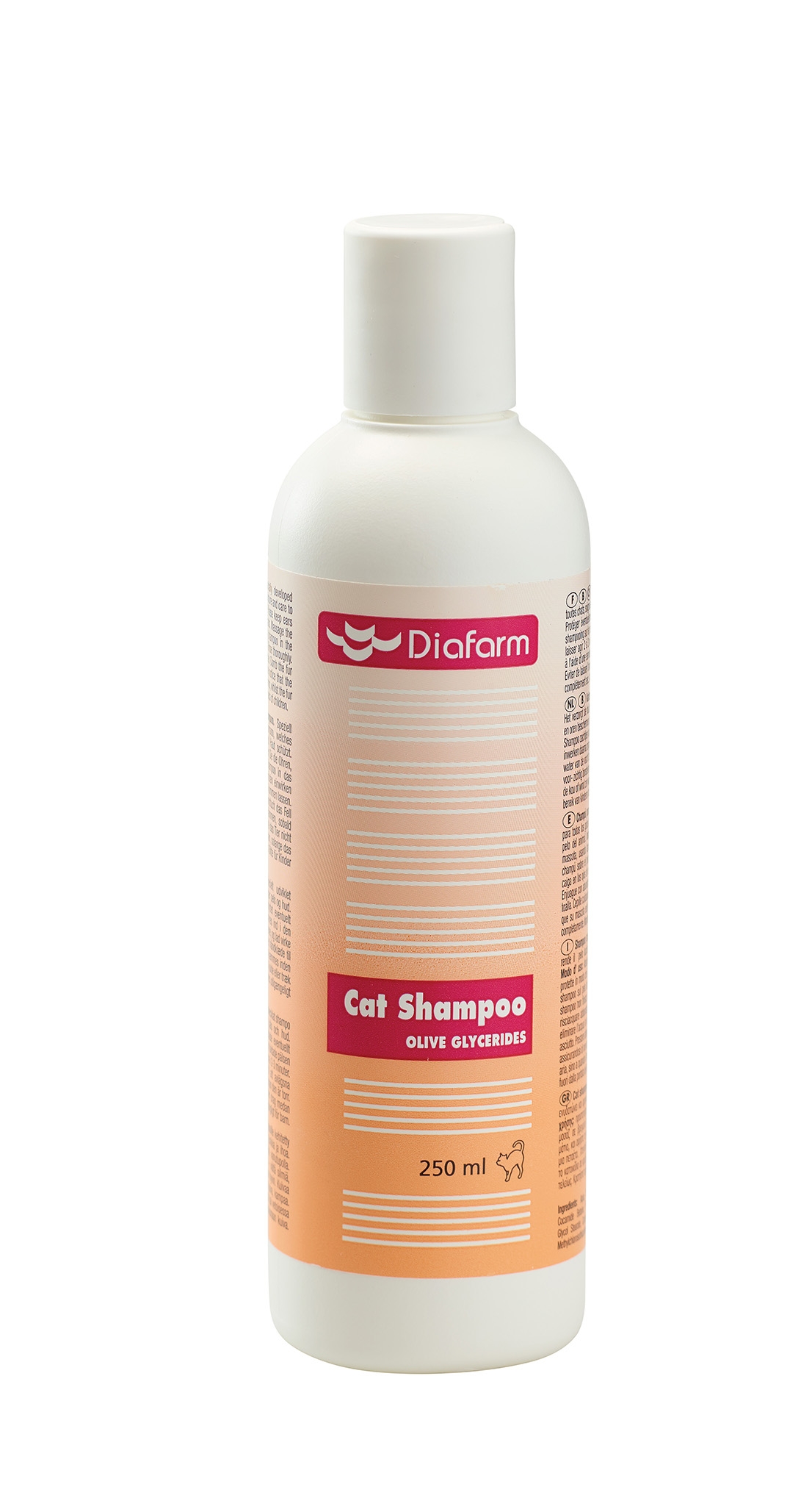 Diafarm mitrinošs šampūns kaķiem 250ML - Produkta attēls 2